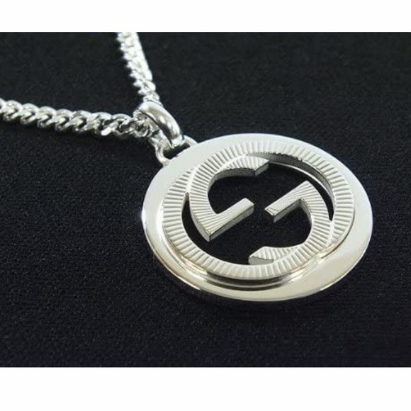 New Authentic Gucci Groove GG Necklace 22" - Picture 6 of 12